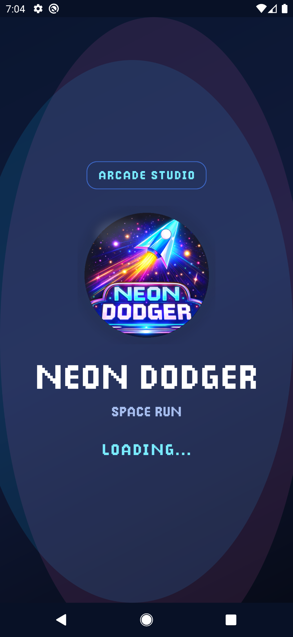 Neon Dodger splash screen